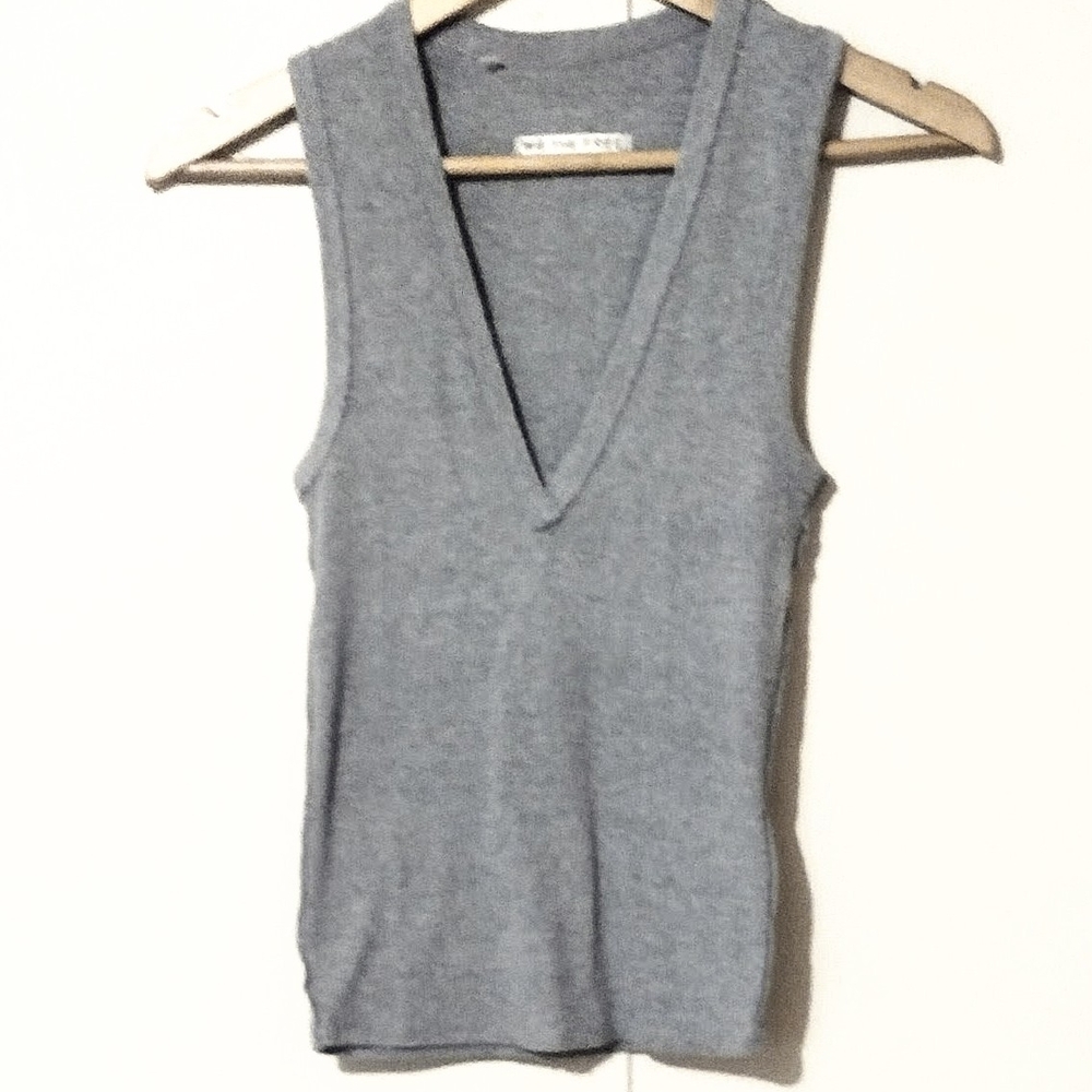 **NWOTS** Free People X We The Free "Neria" Ribbed V Neck Tank Top. Size Small - Picture 10 of 16
